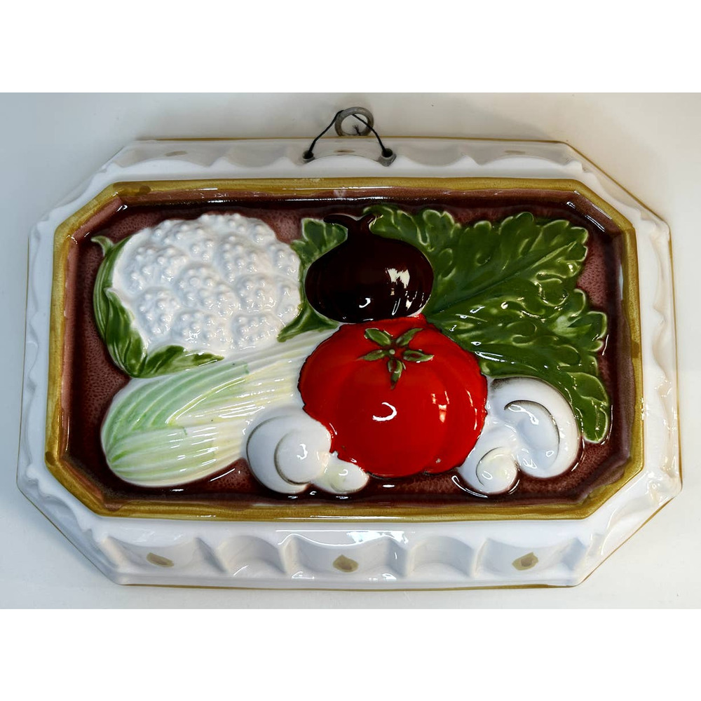 VTG Towle Gailstyn Sutton Ceramic Mold  Bunch Vegetables Handpainted Japan EUC